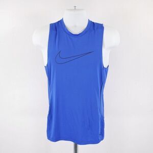 Nike Pro Blue Tank Top Dri-Fit Tight Fit‎ Medium